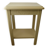 Yellow art deco console