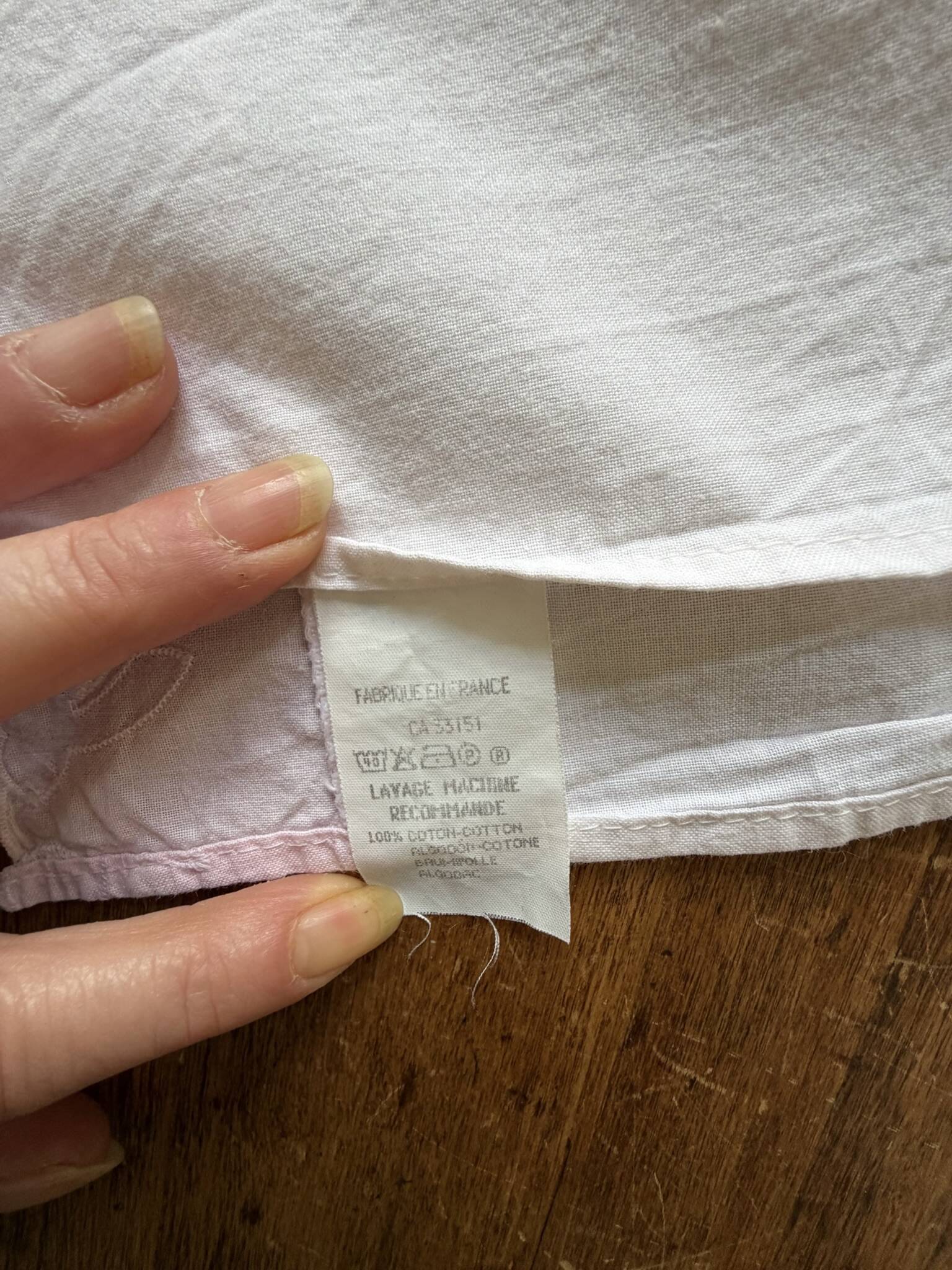 Children's bed sheet, baby, vintage antique linen