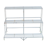 Florist gardener on stairs