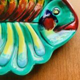 Plat vintage en forme de poisson Cérenne Vallauris
