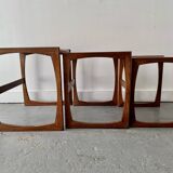 Set of 3 Teak G Plan Nested Tables