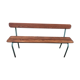 School bench with folder