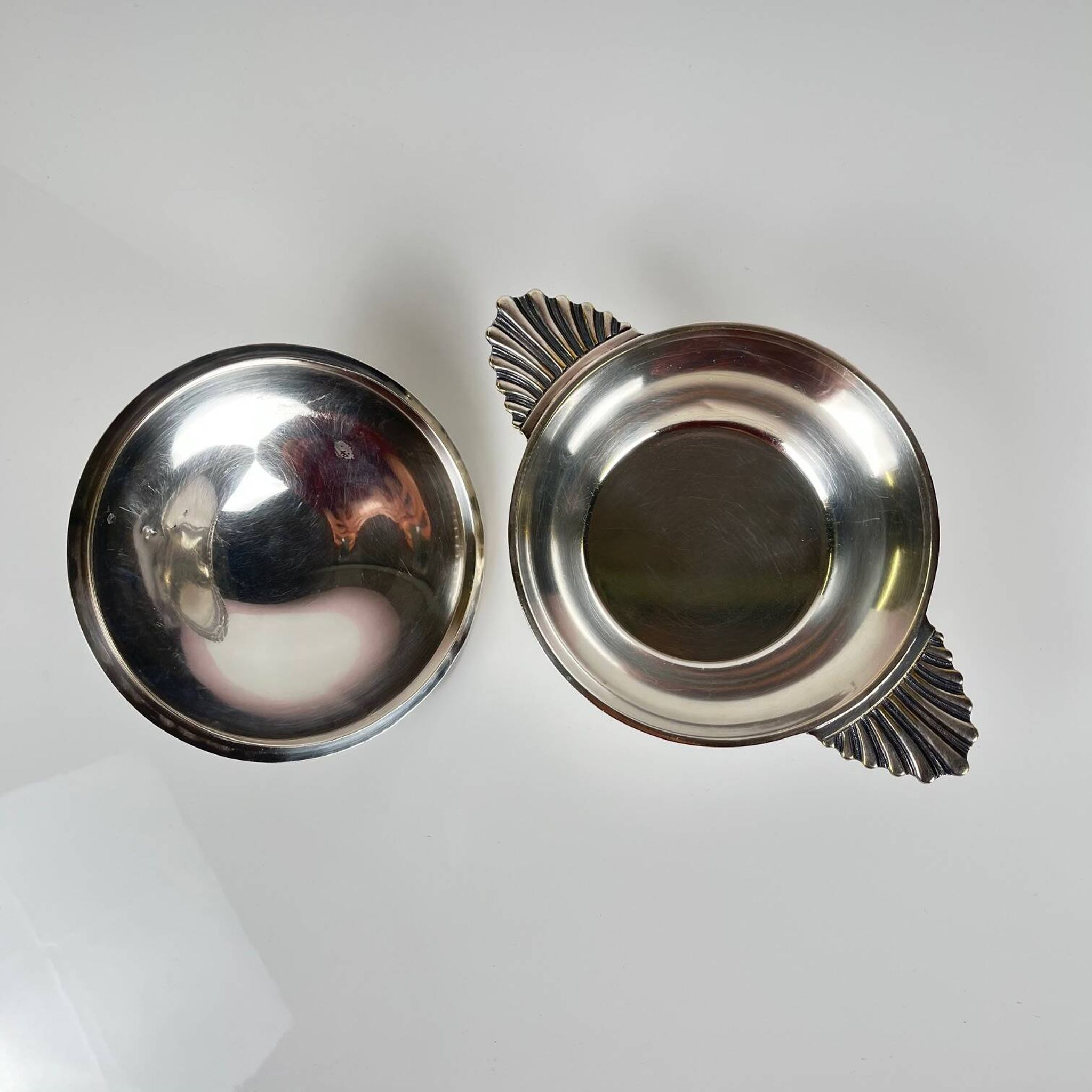 Sucrier en métal argenté, style Art Déco – XXe siècle