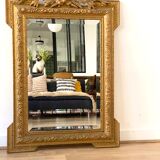 Miroir ancien à fronton 72x112cm