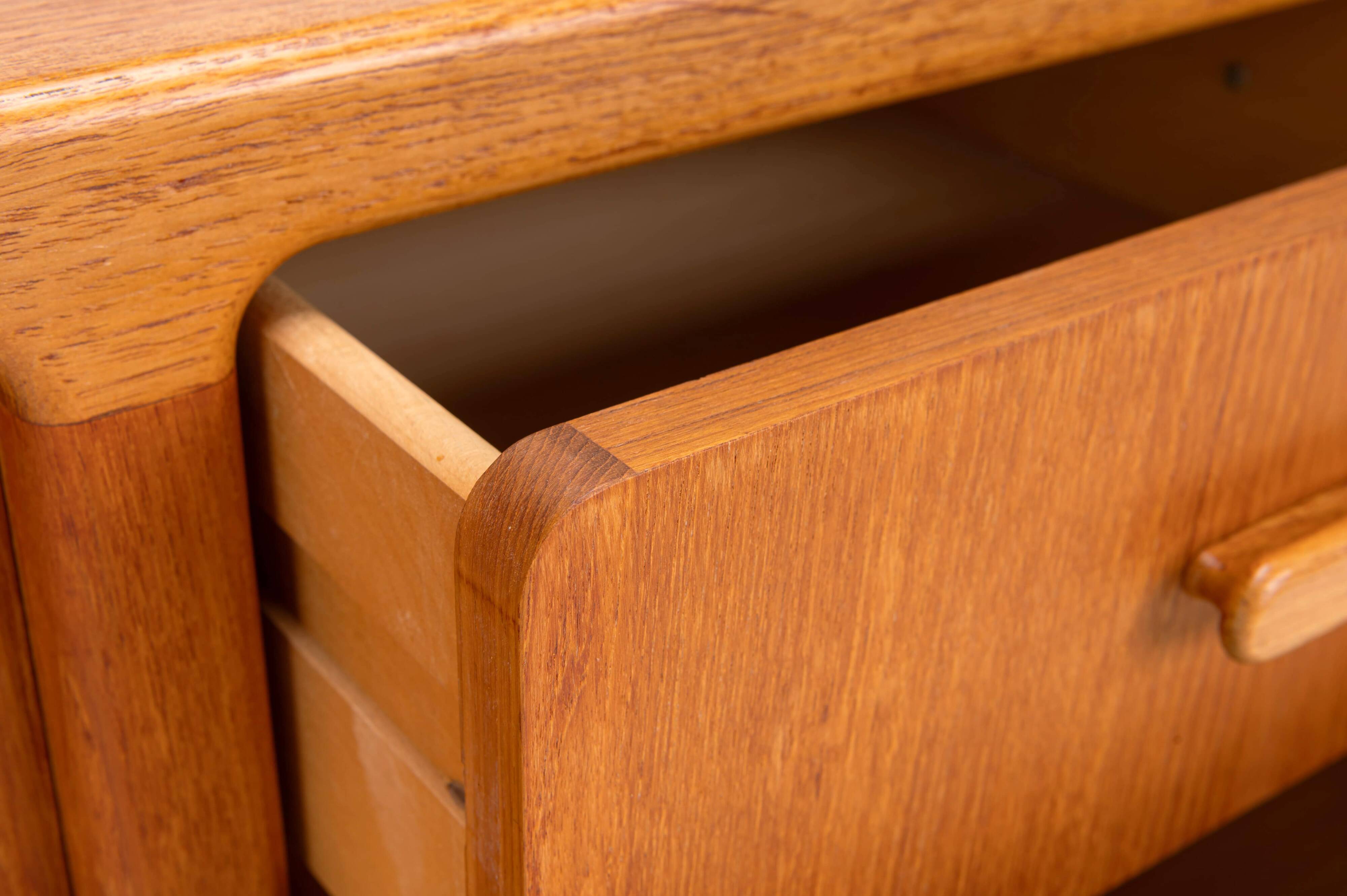 Tambour door sideboard by Johannes Andersen for C.F.C. Silkeborg, Denmark