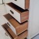Commode 1 porte , 4 tiroirs