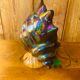 Lamp night light vintage ceramic shell fish.