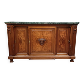 Louis XVI style mahogany and burl wood sideboard, 19th century