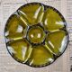 Vintage oyster service Gien – 6 plates, serving dish, ramekin and small bowl