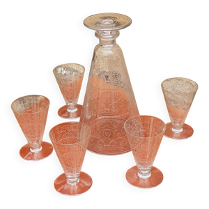 carafe Et Verres Cristal - baccarat
