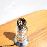 Chrome lamp base and glass balls dlg J. Adnet