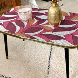 Vintage coffee table legs compass