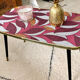 Vintage coffee table legs compass