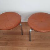 PK33 stools by Poul Kjaerholm, E. Kold Christensen