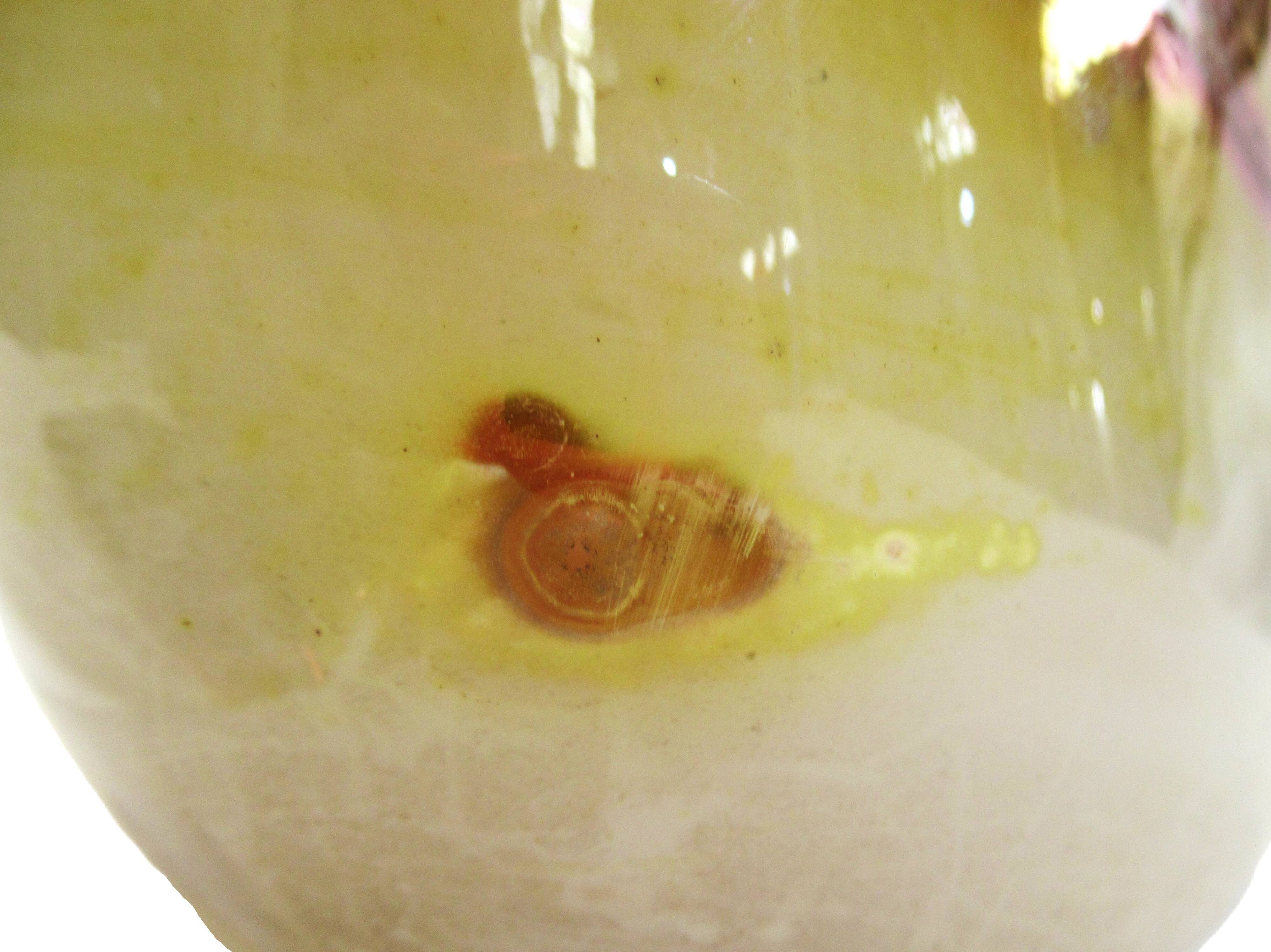 Art glass vase signed by Alfred Collard for Val Saint-Lambert, 1995
