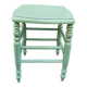 Antique green stool