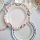 Assiettes creuses HBCM, St Amand