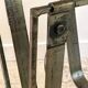 Vintage Brutalist Steel Magazine Rack