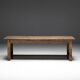 Rustic farmhouse dining table, France, 19th century