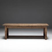Rustic farmhouse dining table, France, 19th century