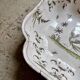 Moustiers salad bowl in cream and green earthenware, 18th century.