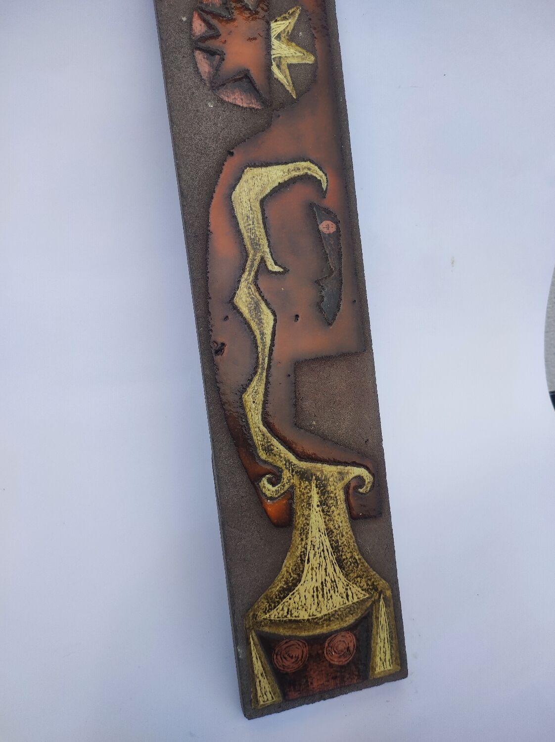 Lava plaque by Jean Jaffeux