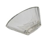Jardinière transparente Art Déco de Moser, années 1930