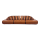 Porte cartes de visites en teck, design Edwood, made in France (circa 1980)
