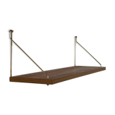 Vintage teak wall shelf