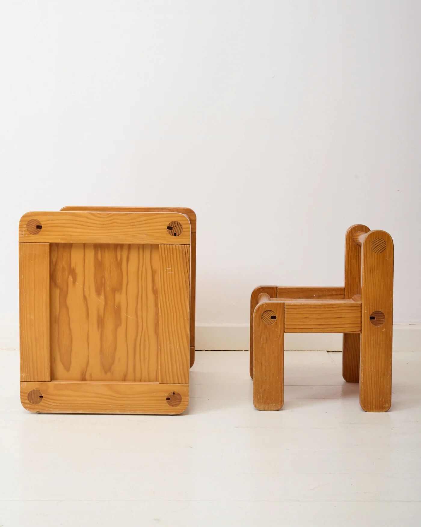 Children's furniture and chair, Baumann, 1980