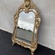 20th century gilded wooden mirror with bezels h120 x l71