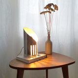 Chrome metal lamp