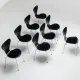 Arne Jacobsen set of eight 3107 Butterfly dining chairs Fritz Hansen Denmark 1967