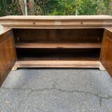 Restored solid wood buffet in the 18th-century Louis Philippe style, 180cm