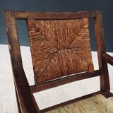 Arts & Crafts Handcrafted Low Lounge Armchairs, Belgium, 1920s, Set of 2