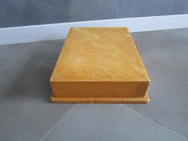 Old wooden administrative storage drawer block