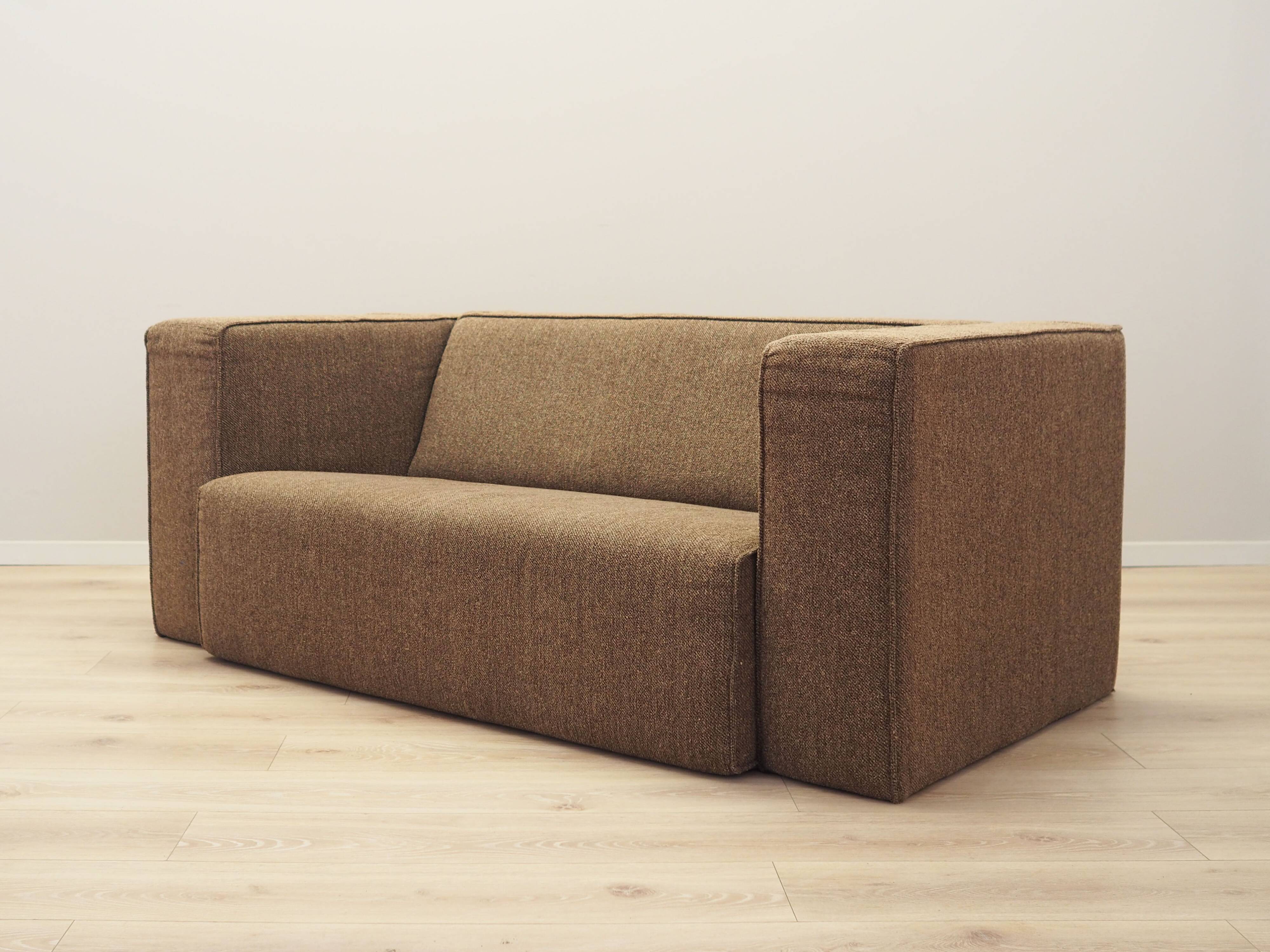 Canapé marron, Danemark années 1980