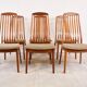 Set of 6 dining chairs, model EVA by Niels Kofoed, Denmark