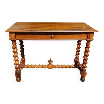 Walnut table 19th