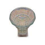 Vintage Pressed Glass Vase, 1970s