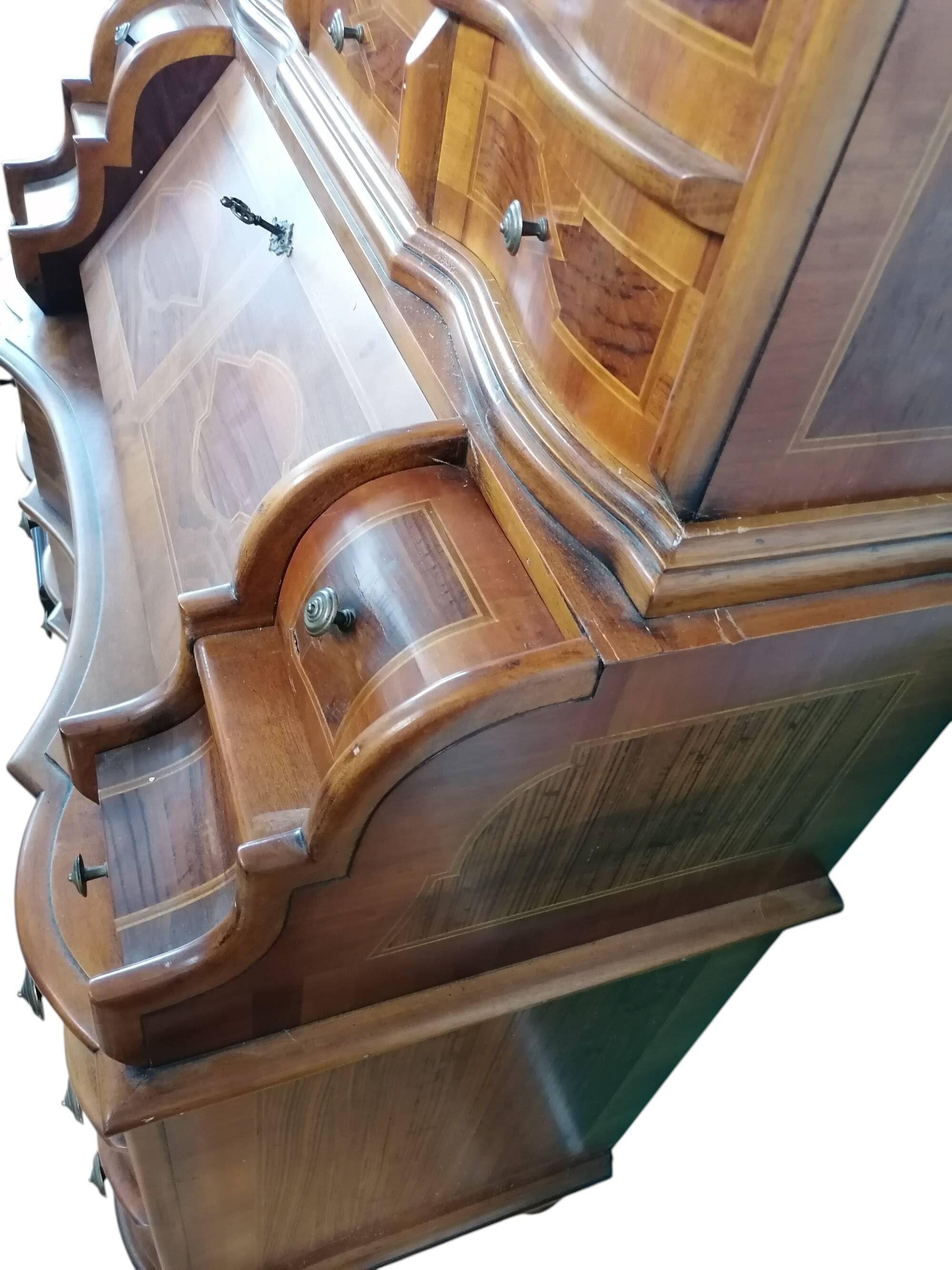 Scrittoio Trumeau antico, fine XIX secolo