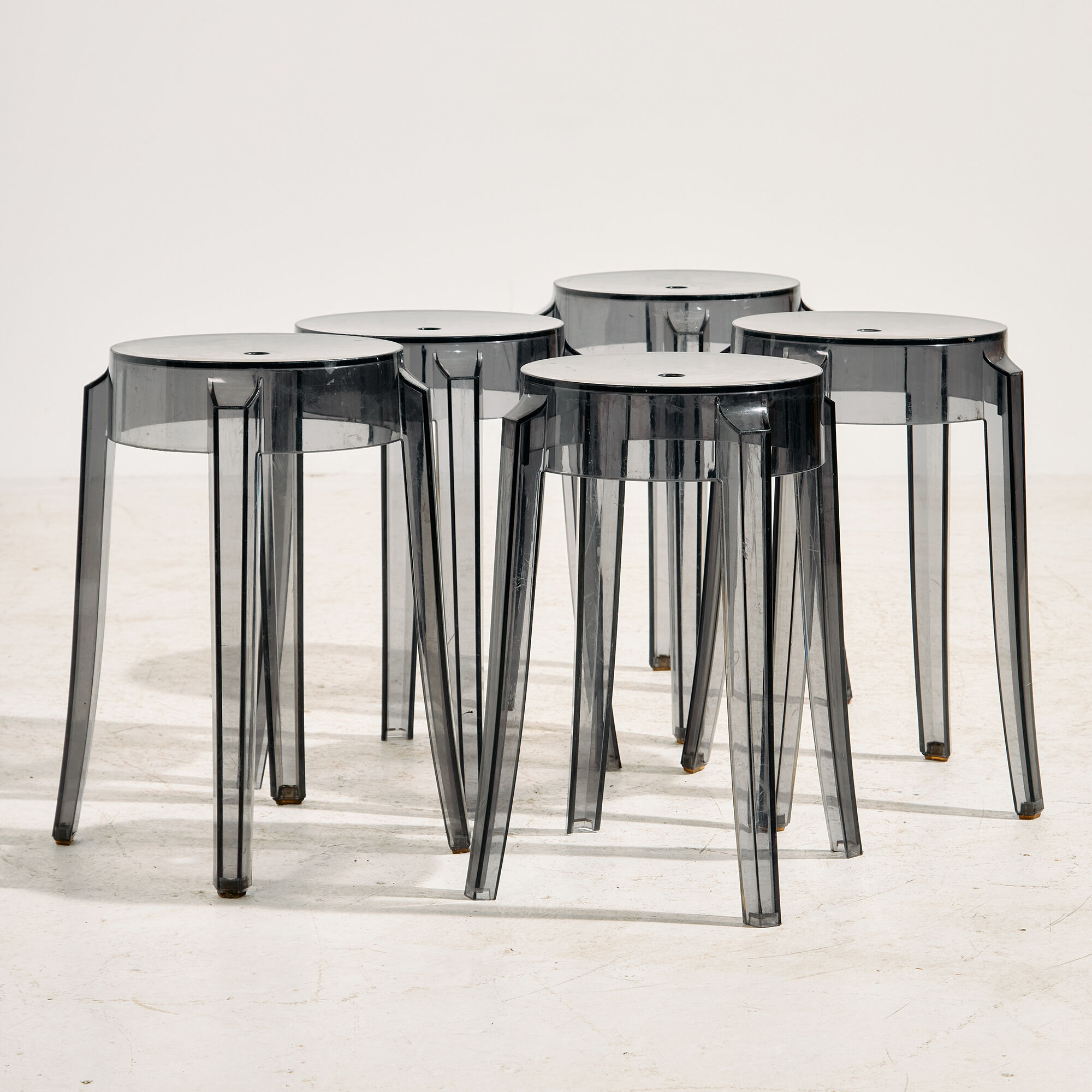 Charles Ghost stool by Philippe Starck for Kartell