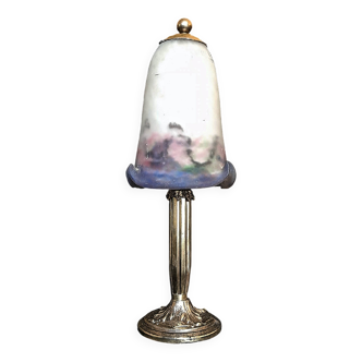 Lampe Art Deco tulipe signé MULLER Frères