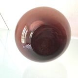 Blown glass heather vase
