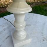 Vintage alabaster lamp base 1970