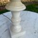 Vintage alabaster lamp base 1970