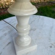 Vintage alabaster lamp base 1970