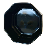 Black octagonal bowl Arcoroc