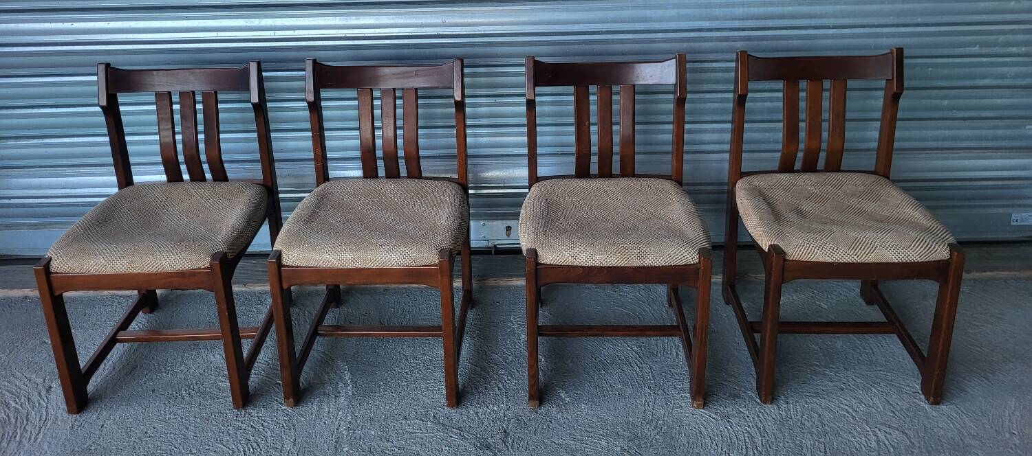 Set of 4 Roche Bobois chairs, seat 212 Vintage