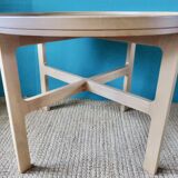 Cabinetmaker's coffee table in solid maple. Denmark 1990